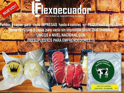 Fundas Para Empacar Al Vacío Impresas En Pequeñas Cantidades