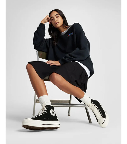 Zapatillas Para Mujer Lift Crafted Laces Negros Converse