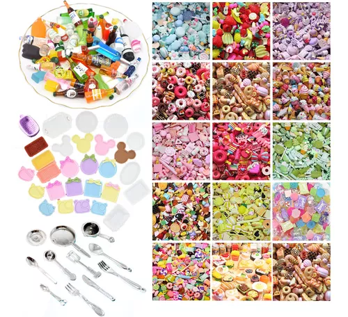 Barwa 33 items jogo de comida para barbie = 9 conjunto de