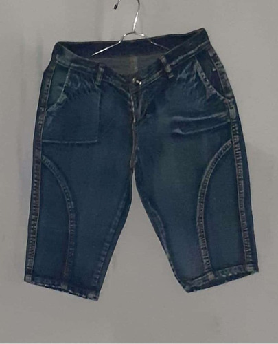 Imagem 1 de 5 de Bermuda Jeans Mais Caderno  Unicórnio E Coruja