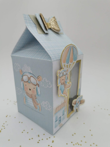 Candy Box Oso Aviador (dulceros)