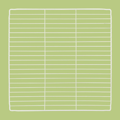 Panel De Corralito Portátil Para Cuadrícula Densa Blanca