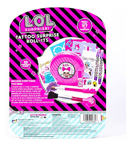Conjunto De Tatuagem L.o.l. Surprise! Kits De Tatuagem Com T