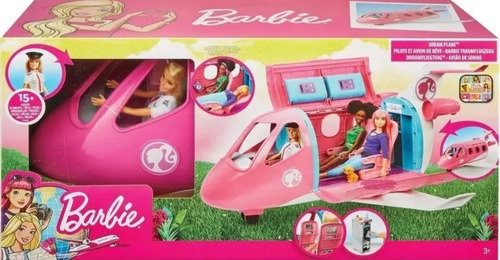 Barbie Jet De Aventura Con Muñeca 