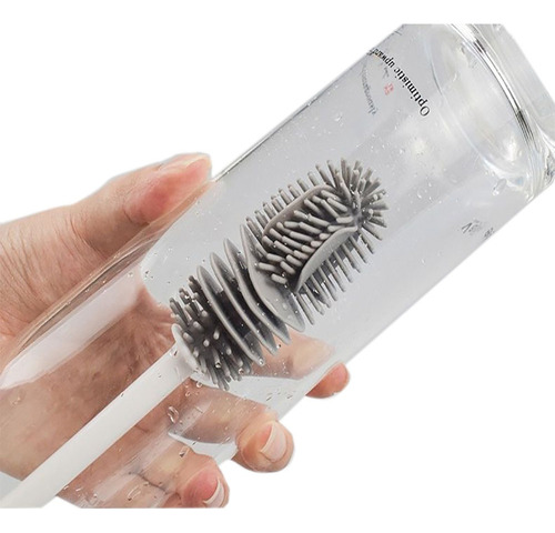 Pack De 2 Cepillos De Silicona Para Limpieza Vasos Botellas
