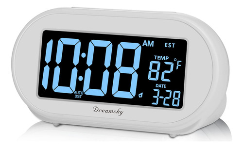 Dreamsky Reloj Despertador Automatico Para Dormitorio, Reloj