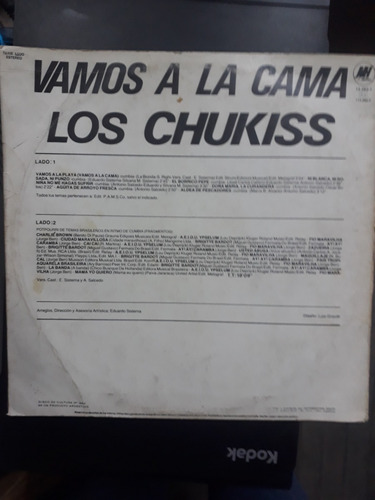 Los Chukiss - Vamos A La Cama - Lp Vinilo (Usado)