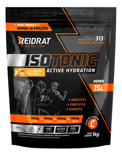 Isotonic Pouch 1 Kg Sabor Frutas tropicais