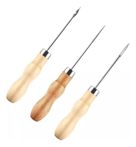 3x Taladro De Madera Para Hacer Velas Combinación De Punzón