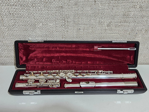 Flauta Yamaha Yfl 211s Ll Prata Japão Usada Ref: 177 