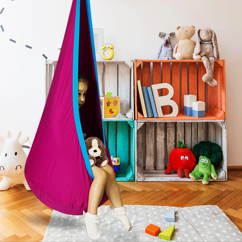 Columpio Sensorial Hamaca Niños Interior Y Exterio Con Cojín