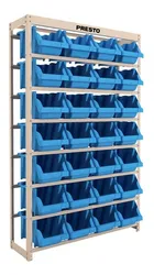 Comprar Estante Gaveteiro Com 28 Gavetas Nº7 Azul 4301 Presto no Mercado Livre