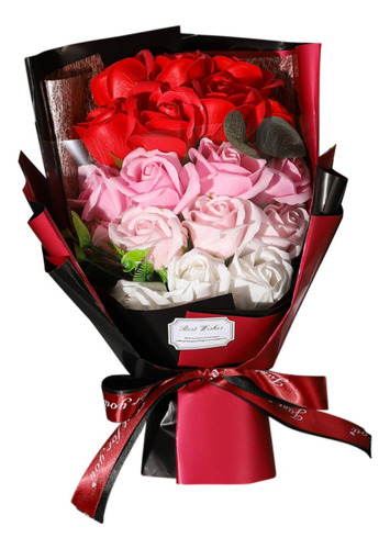 Soop Rose Rose Artificial Flor Flor Arranjos De Vermelho