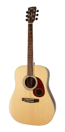 Guitarra Acústica Cort Serie Earth 100 Dreadnought Con Funda