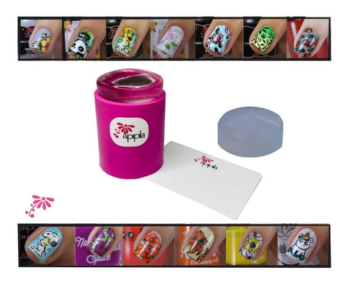 Imagem 5 de 9 de Kit Placas Carimbo Unhas Halloween Grátis 02 Esmalte