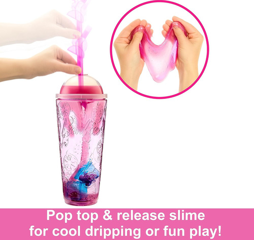 Barbie Pop Reveal Fruit Series Doll, Strawberry Lemonade Tem