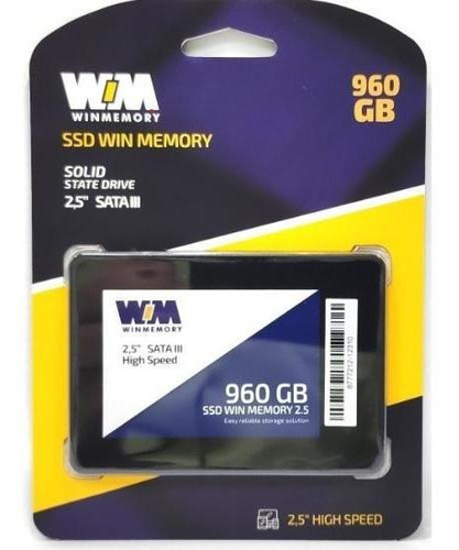 Ssd Sata 960gb Winmemory Sata3 520mb / 420mb Iswr960g-ds1