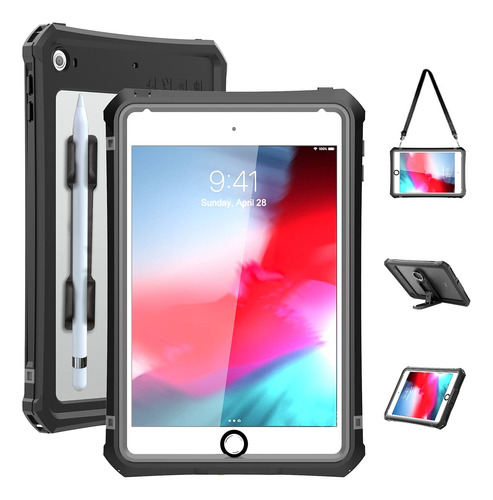 Shellbox Funda Para iPad Mini 4 5 Resistente Al Agua Prueba
