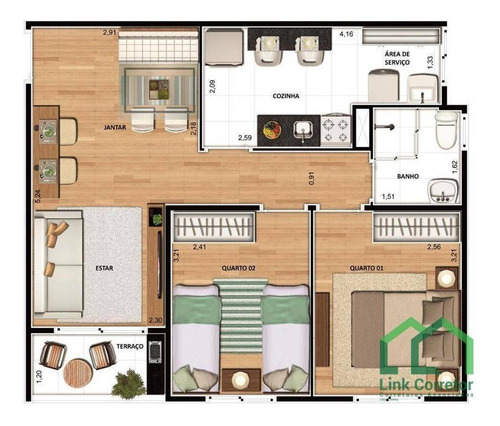 Imagem 29 de 30 de Apartamento À Venda, 51 M² Por R$ 330.000,00 - Jardim Paulicéia - Campinas/sp - Ap1902