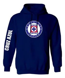 Sudadera Sport Mod Cruz Azul Liga Mx Estampado En Vinil
