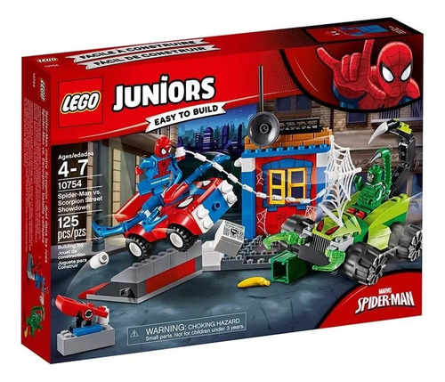 Lego Jr. Spiderman Vs Scorpion Batalla Callejera 10754