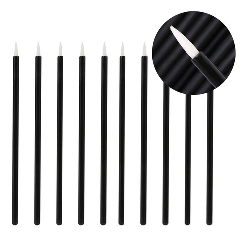 Pincel Delineador De Ojos Cepillo Delineado Punta Suave 50pz
