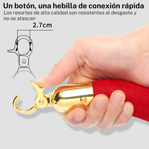 Barrera De La Cuerda De Control De La Muchedumbre Rojo