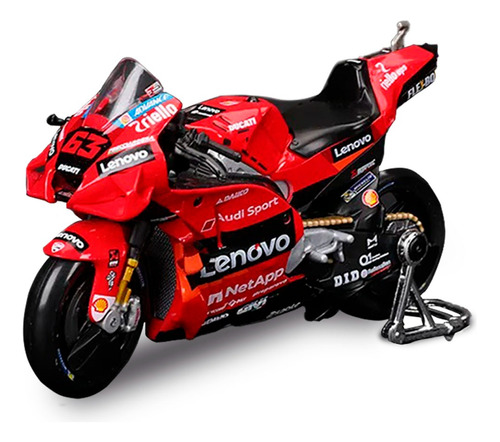 Motocicleta Maisto Lenovo Team #63 2022 Moto Gp 1:18