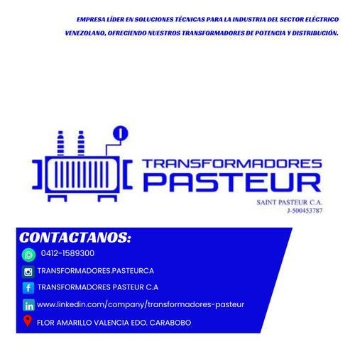 Transformador 15kva Hasta 3000kva