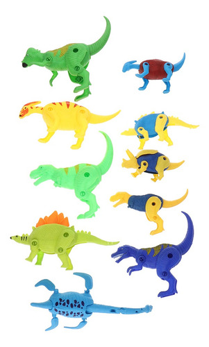 10 Pieces Various Transforming Dinosaur Eggs Kit Jurassic
