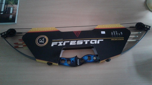 Arco Ek - Re-014ucb3 Firestar- 25 Lbs + 3 Flechas Madera Azul
