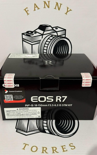 Canon Eos R7 Con Objetivo 18-150mm F/3.5-6.3 Is Stm Negro (Usado)