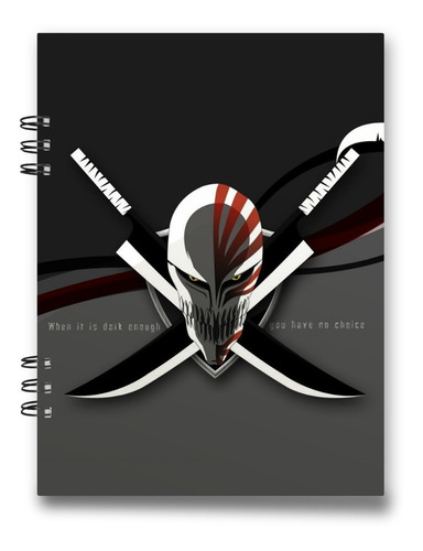 Imagen 4 de 8 de Cuaderno Anime Bleach 15x20 Cms Media Carta 100 Hojas