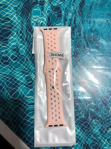 Extensible Apple Watch Deportivo Mujer Series 1 2 3 4 5 Pink Ancho De La Correa 42 Mm Color Rosa Pálido