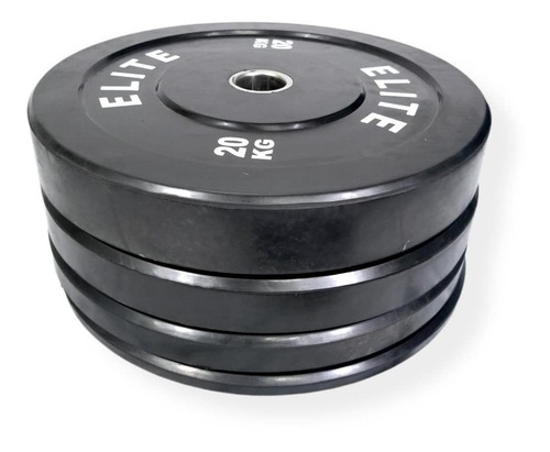 Imagen 4 de 4 de Discos Olímpicos De Goma Bumper Elite 5kg Crossfit Importado
