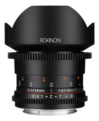 Rokinon 14mm T3.1 Cine Ds Lente Para Nikon F Mount