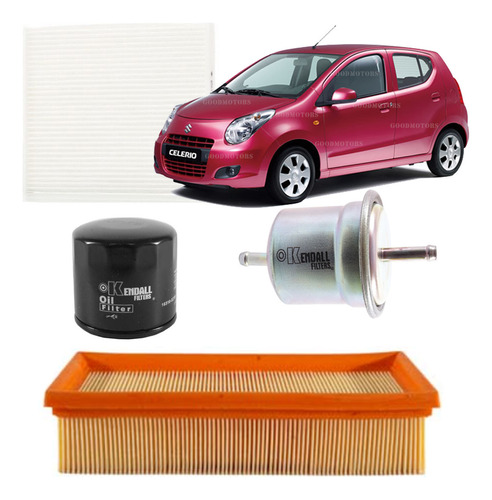 Kit Filtros Aire/polen/benc/aceite Suzuki Celerio 1.0 2012