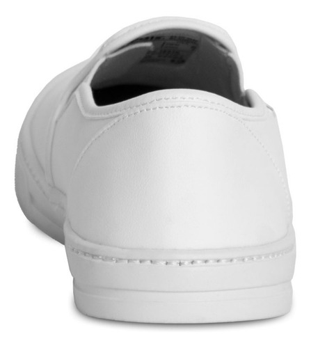 Imagen 5 de 7 de Tenis Blanco Negro Mujer Hombre Cosidos Unisex Slip On Pals