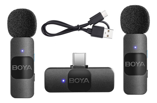Sistema De Micrófono Inalámbrico Boya By-v20, Mini Micrófon
