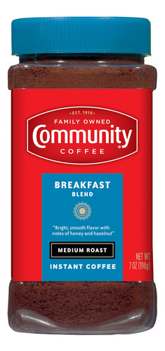 Community Coffee Breakfast Blend - Caf Instantneo, Tostado M