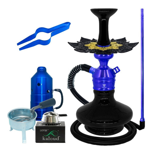 Narguile Completo Triton Zip Barato Anti Chamas Kaloud Zeus