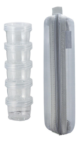 2 Caja De Condimentos Para Acampada, Organizador De Gris