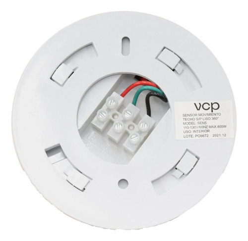 Sensor De Movimiento Techo 360 Grados Sobreponer Infrarrojo