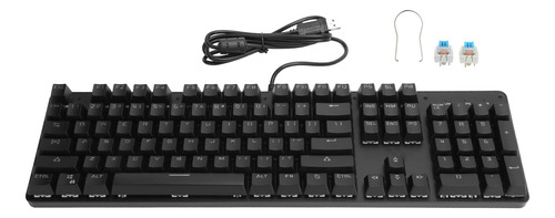 Teclado Mecánico Game Blue 104 Keys Color E-sport