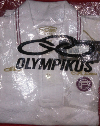 Chomba De Lanus Olympikus Retro Blanca Talla M De Niño