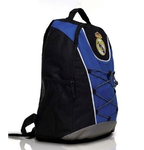 Mochila Infantil Bungee Com Elástico Real Madrid Oficial