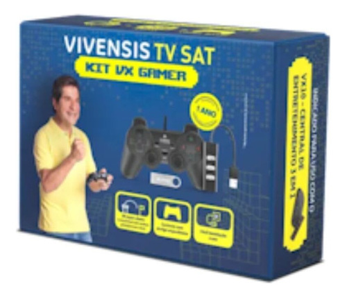Kit Gamer Vx10 Preto Vivensis