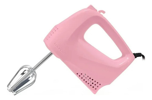 Batidora Manual 5 Vel. Y Accesorios Taurus Mx-100 Rosa Rosa 60