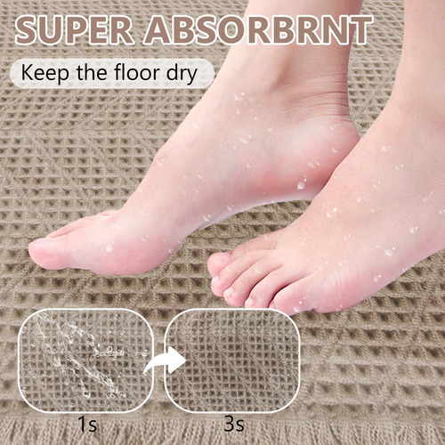Alfombras De Baño Ep Jeans, Estera De Baño Boho Súper Absorb