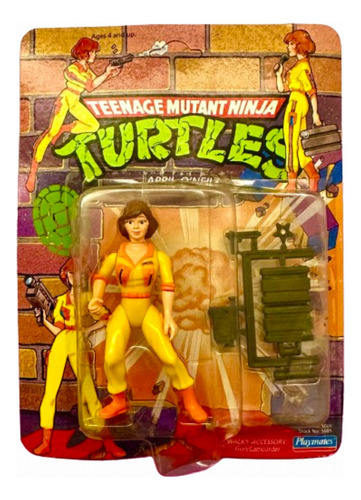 Tortugas Ninja - April Oneil Playmates 1990 Unpunched